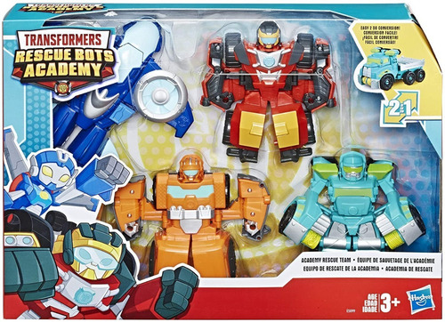 Set Transformers Rescue Bots Equipo De Academia De Rescate