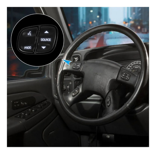Boton Volante Control Radio Compatible Silverado Suburban Y+