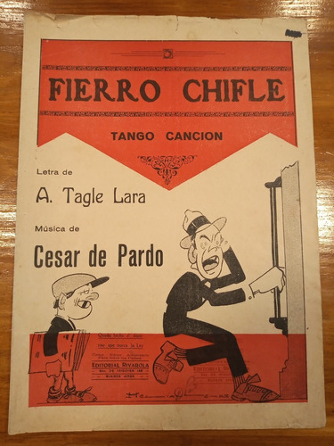 Fierro Chifle Lara De Pardo Tango Partitura