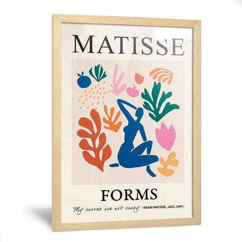 Cuadros Decorativos Nórdicos Abstractos Grande Matisse 33x50