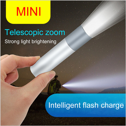 Linterna Led Portátil Recargable Con Zoom Penlight Yv