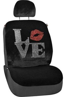 Bell #56314-9 Low Back Bucket Seat Cover, Studded Love - Cck