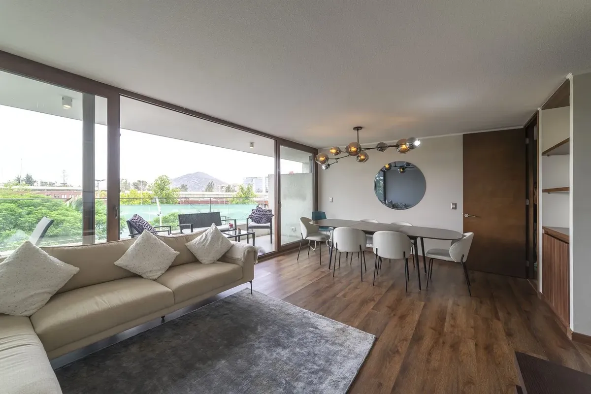 Imagen 4 de 25 de Se Arrienda Moderno Departamento En Lobarnechea De 3hab./3ba