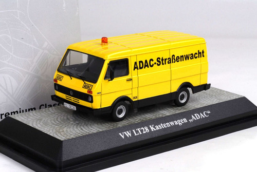 1986 Volkswagen Lt28 Van Adac Yellow  1/43 Premium Classixxs