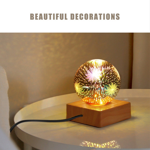 Lámpara De Decoración Usb Romántica Tridimensional, Mesa Led