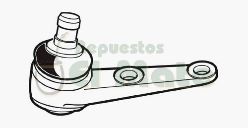 Rotula Vw Gol Gacel Senda Saveiro ../92 Izquierda Thompson