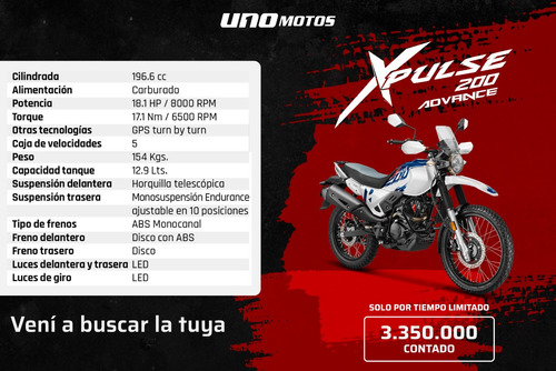 Hero Xpulse 200 No Honda Xr 190 Triax 200 Xtz 150