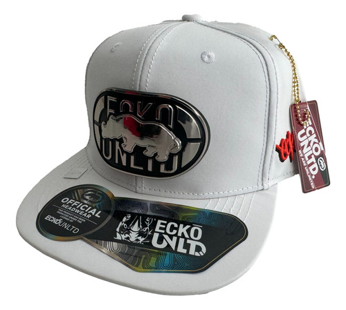 Gorra Plana Ecko Original 2024 Logo Metalico Plati Poliester