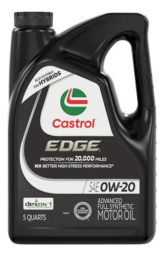 Aceite Sintético Castrol 0w-20 20,000 Millas 4.73l