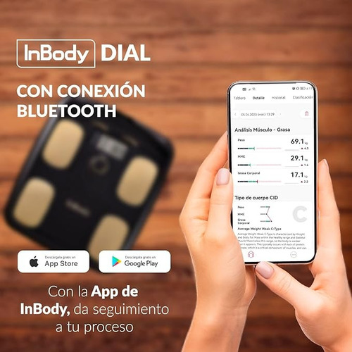 Inbody Dial Bascula Analizador De Composición Corporal Negro