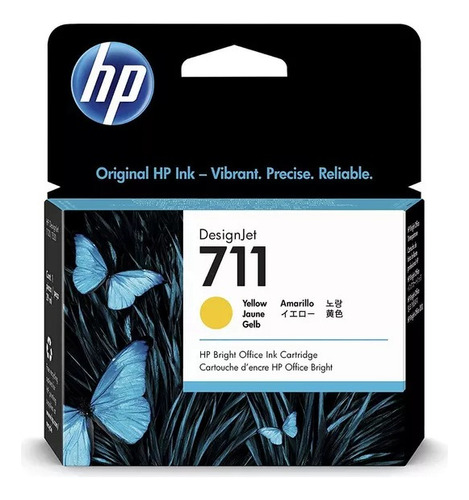 Cartucho Hp 711 Amarillo 29ml T120/t130/t520/t530 Diginet