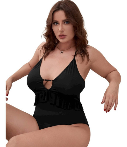 Body Negro Con Volantes 2xl (16)