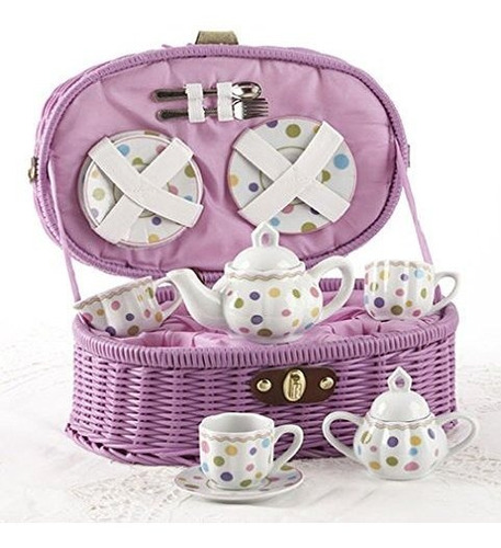 Set De Té Gumdrops Dollies En Cesta, Grande