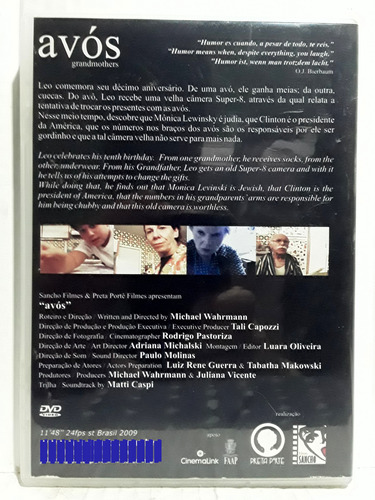Dvd Avós ( Grandmothers ) Curta Metragem Premiado