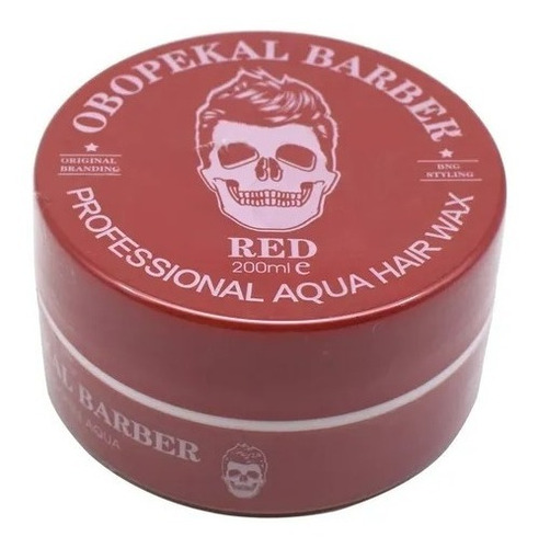 Cera Gel Aqua Hair Wax 200ml - Negra O Roja Obopekal