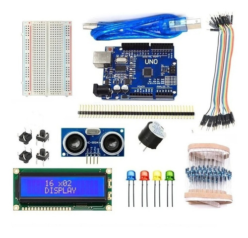 Imagen 1 de 4 de Kit De Inicio -smd - Placa Uno R3 Smd -chip Ch340-