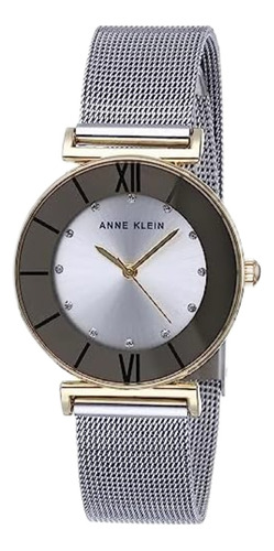 Reloj Mujer Anne Klein Ak/3781svttb Original Correa Plateada