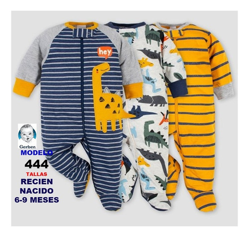 Ropa De Bebe Set De  Pijamas Gerber 