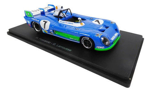 Matra Ms670 B 1974 Ganador Le Mans Spark Escala 1/43 Azul