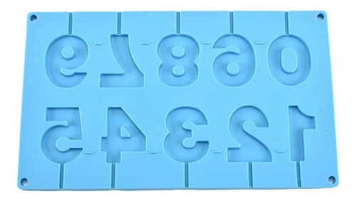 Moldes De Silicon Number Toppers (números Primeros)