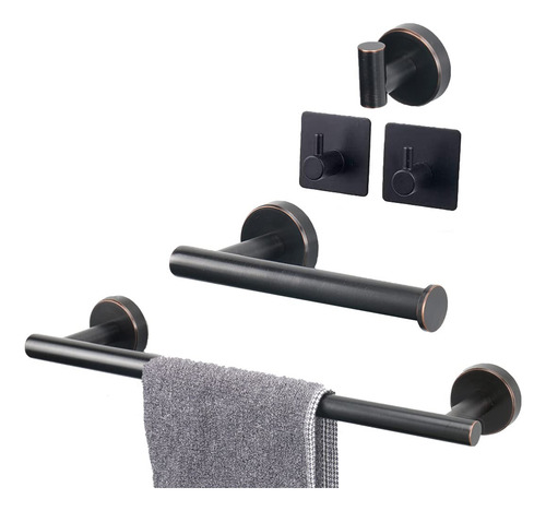 Juego De 5 Piezas De Accesorios De Baño De Acero Inoxidable