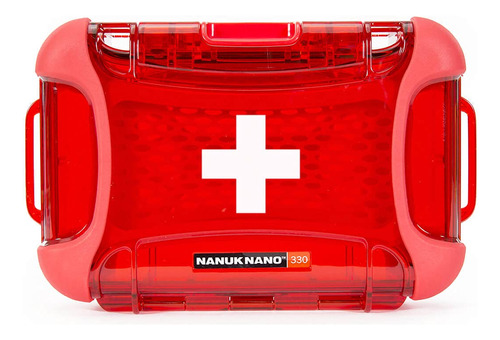 Nanuk Estuche Grande De Primeros Auxilios Nano, Rojo, (330-f