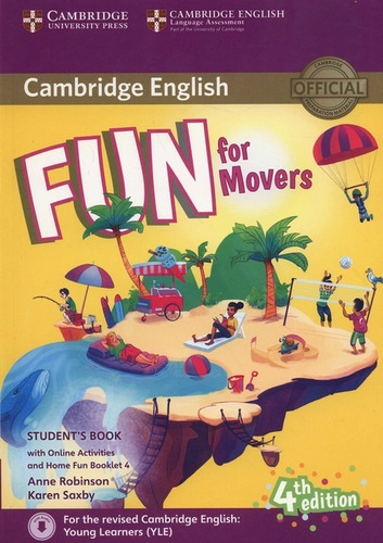 Libro Fun For Movers Student + Home Fun Booklet +online Acti