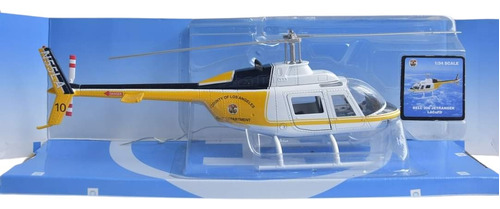 Helicóptero Bell 206 Colección Escala 1:34 30cm Diecastmetal