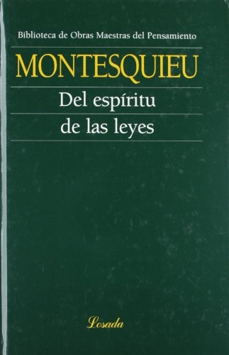 Del Espiritu De Las Leyes -   - Montesquieu
