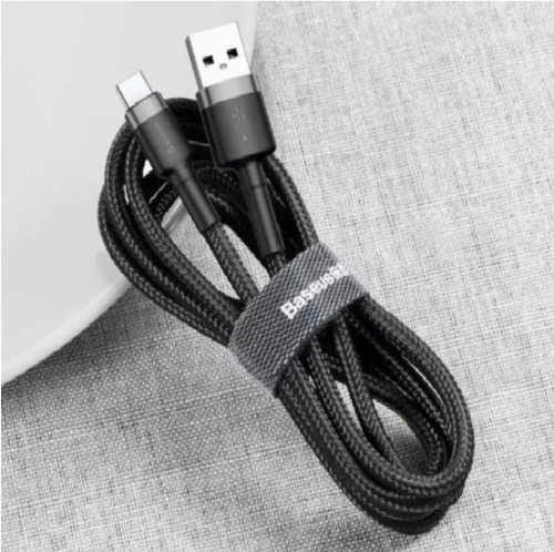 Imagem 6 de 6 de Cabo Usb Tipo C Baseus Cafule 1mt Fast Charge Premium 2amp