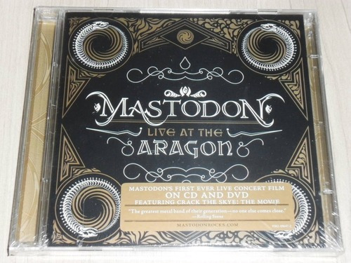 Box Mastodon - Live At The Aragon (CD + DVD europeo) Lacrado