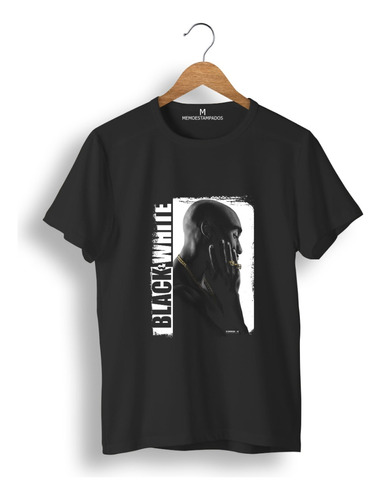 Remera: Tupac Black And Wite Memoestampados