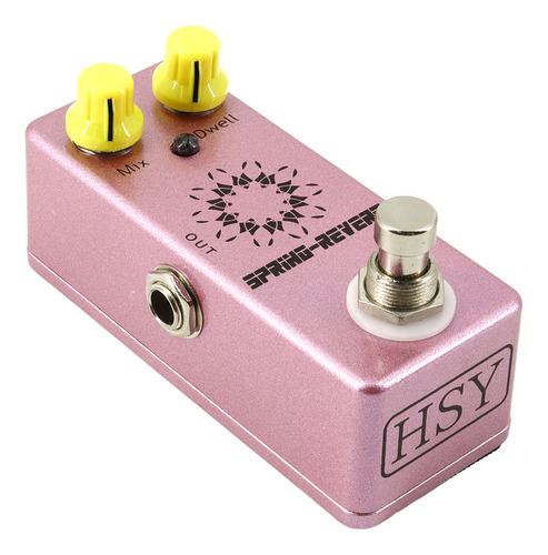 Pedal De Efectos Spring Effector Mini Zinc Guitar Rever 2