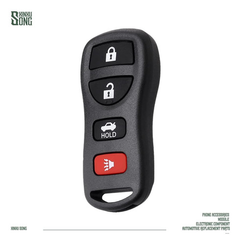 Llavero De Coche Sin Llave 4 Botones Compatible Con Armada A
