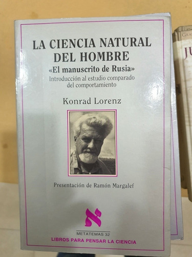 Libro:la Ciencia Natural Del Hombre- Konrad Lorenz