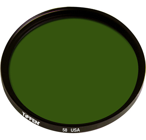 Tiffen 72mm Green #58 Glass Filter For Black & White Film
