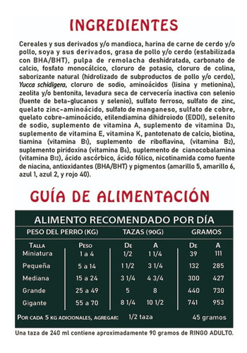 Alimento Para Perro Ringo Adulto 2kg