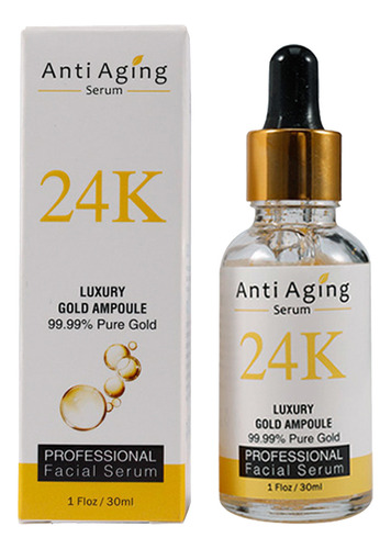 Facial Hidratante Y Regenerador Gold Foil Essence De 24 Quil