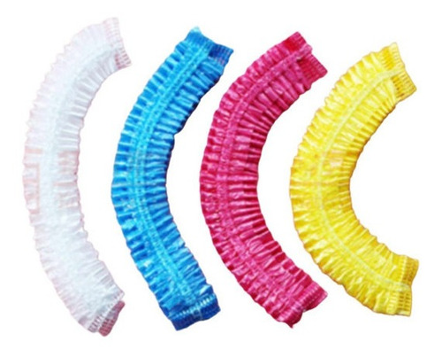 100 Toucas Descartáveis Color Styllus Beauty