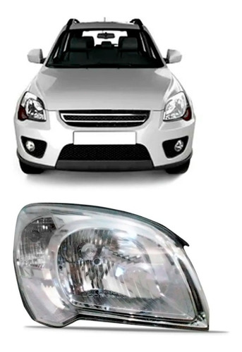 Farol Sportage 2009/2010 Eletrico Com Pisca Cristal Promoção