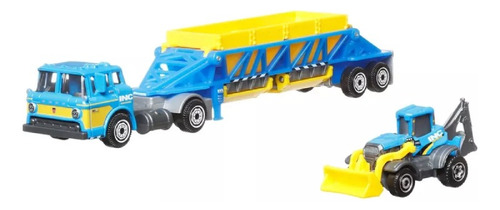 Ford C900 Cabover Trailer Retroexcavadora Convoys Matchbox