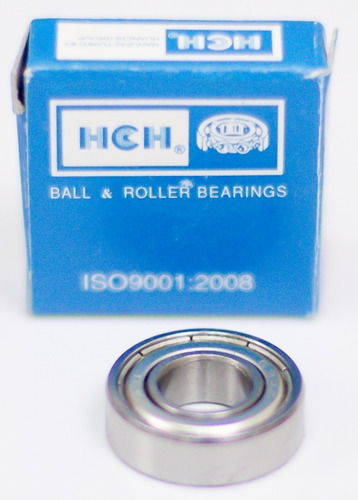 Imagem 2 de 4 de Rolamento De Esfera 7x17x5 Zz Hch - 697 Zz - Kit 2pç