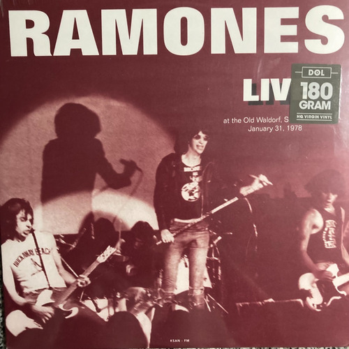 Vinilo Live At The Old Waldorf Ramones Che Discos