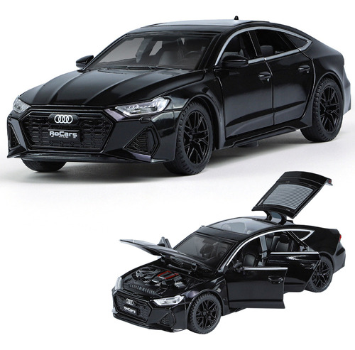 Audi Rs7 Sportback Miniatura Metal Car Con Luz Y Sonido 1/32