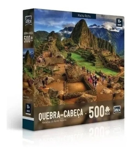 Quebra-cabeça Puzzle P500 Maravilhas Do Mundo - Machu Picchu