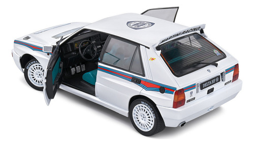 Miniatura Lancia Delta Hf Integrale Evo 1 Martini Racing 6 1992 Branco 1:18 Solido