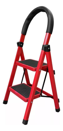 Escalera Plegable Multiuso 2 Peldaños Compacta Y Resistente