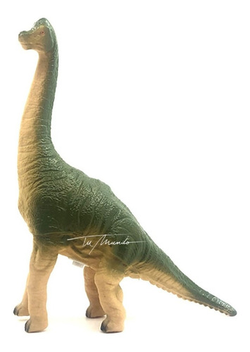 Dinosaurio De Juguete De Goma Cuello Largo Con Sonido 25 Cm 