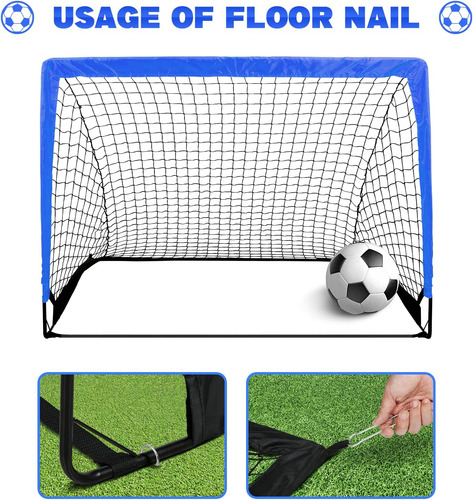 Objetivo De Fútbol Portátil Simple Deluxe 4x3 , La Red De