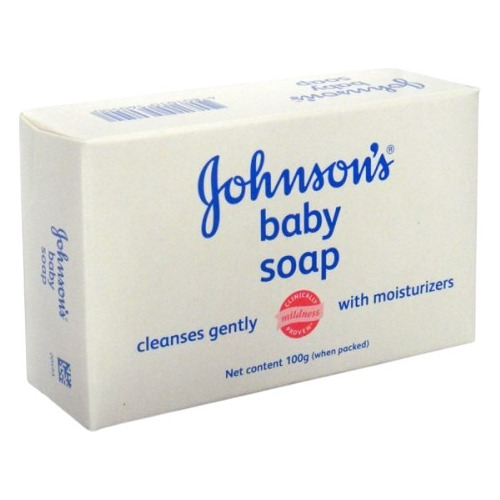 2 Pack Jabon En Barra Johnson Niños 100g Original Blanco